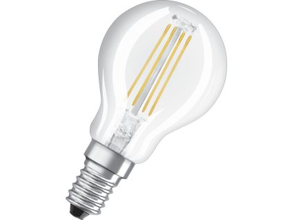 OSRAM LED Filament VALUE ClasP  230V 4W 827 E14 noDIM A++ Sklo čiré 470lm 2700K 10000h (krabička 1ks)