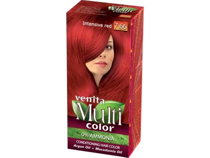 multi color barva na vlasy 766 intenzivni cervena 5050