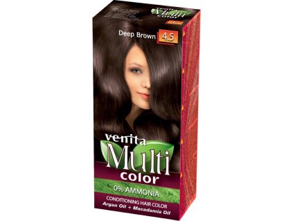 multi color barva na vlasy 45 tmave hneda 5050