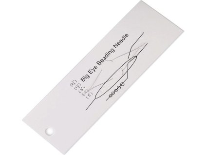 Rozevírací jehla na korálky 100 mm (Balení 1 ks, Varianta 100mm nikl)