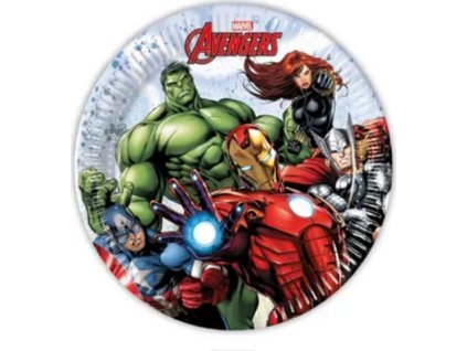 0024844 eko papirove talirky avengers 20 cm 8 ks 600