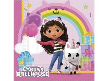 0029795 papirove ubrousky gabinin kouzelny domek gabbys dollhouse 33 x 33 cm 600