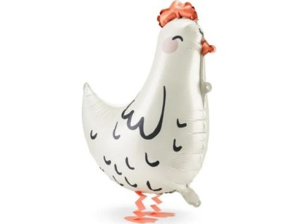 0021760 chodici balonek slepicka bila 48 x 60 cm 600