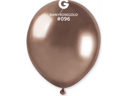 0014911 balonky gemar chrom rose gold 13 cm 100 ks 600