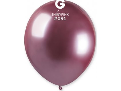 0014909 balonky gemar chrom ruzove 13 cm 100 ks 600