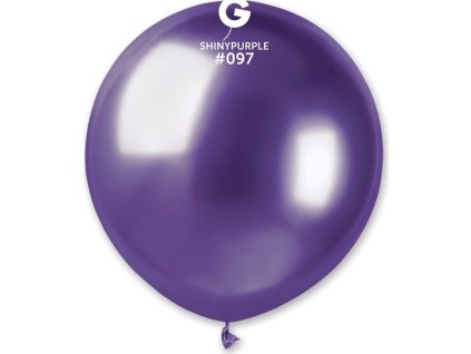 0017933 latexovy balonek chromovy fialovy 48 cm 600