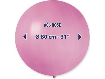 0001636 obri nafukovaci balon svetle ruzova 600