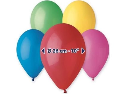 0001651 balonky 26 cm mix barev 100 ks 600