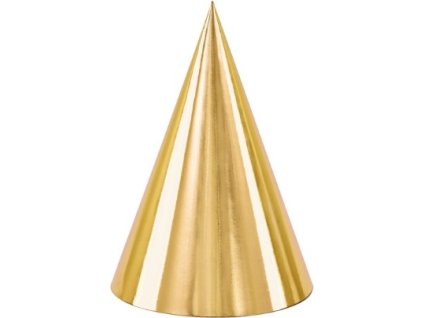 0016865 papirove cepicky zlate metalicke 6 ks 600