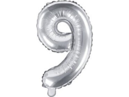 0009644 foliova cislice stribrna 9 35 cm 600