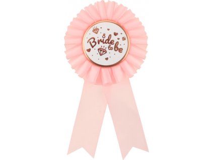 0018033 odznak ruzovy bride to be 8 x 16 cm 600