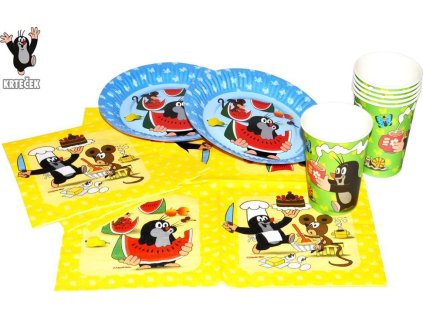 Párty sada Krteček - Krtek a kamarádi 18 ks