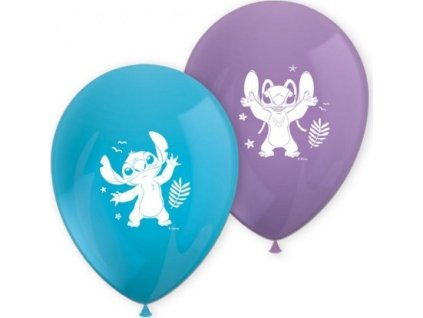 0028043 latexove balonky stitch a angel disney 6 ks 28 cm 600