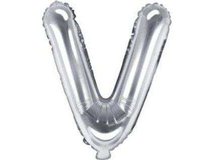 0009615 foliove pismeno v stribrne 35 cm 600