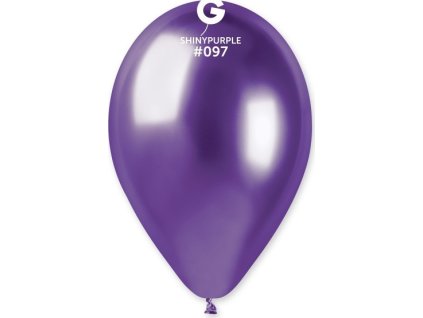 0017932 latexovy balonek chromovy fialovy 33 cm 600