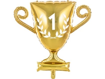 0017748 foliovy balonek pohar zlaty 64 x 61 cm 600