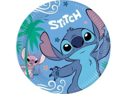 0028040 papirove talire stitch a angel 23 cm 8 ks 600