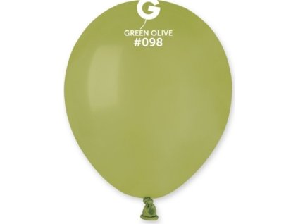 0028674 balonky gemar olivove 13 cm 100 ks 600