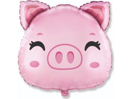 0016936 foliovy balonek hlava prasatko 61 cm 600