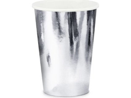 0016087 papirove kelimky metalicke stribrne 6 ks 600