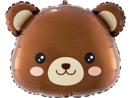 0025700 foliovy balonek hlava medvidek 48 x 38 cm 600