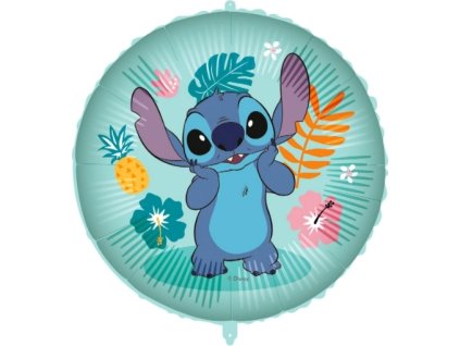 0032936 foliovy balonek stitch hawaii 45 cm procos 600