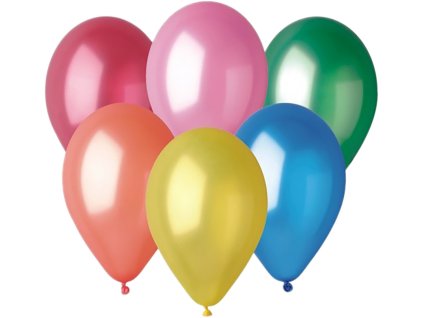 balonky 26 cm no082 metalicky mix 100 ks