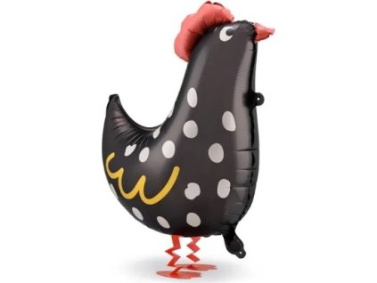 0021758 chodici balonek slepicka cerna 48 x 60 cm 600