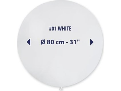 0001627 obri nafukovaci balon bila 600