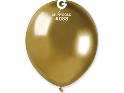 0014912 balonky gemar chrom zlate 13 cm 100 ks 600