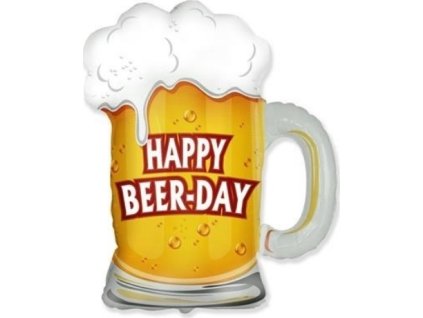 0009821 foliovy balonek pivo happy beer day 60 cm 600