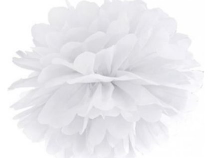 0002125 pom pom bily 25 cm 600
