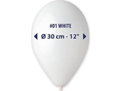 0001609 balonky gemar bile 30 cm 100 ks 600