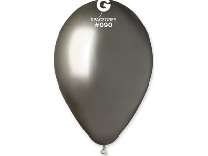 0015888 latexovy balonek chrome sedy 33 cm 600