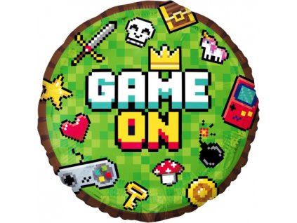 0016939 foliovy balonek kulaty game on 45 cm 600