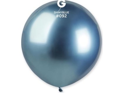 0012844 latexovy balonek chromovy modry 48 cm 600