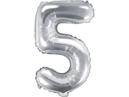 0009642 foliova cislice stribrna 5 35 cm 600