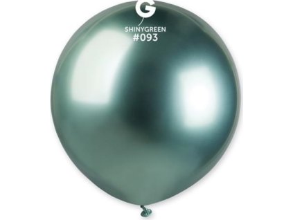 0012845 latexovy balonek chromovy zeleny 48 cm 600