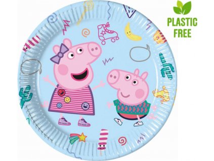 0017826 eko papirove talire prasatko peppa 23 cm 8 ks 600