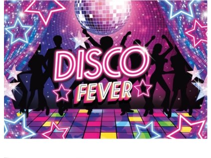0025872 dekorace na zed disco fever 22 m x 15 m 600