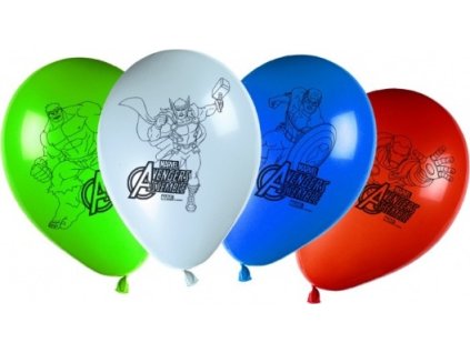 0017444 latexove balonky mighty avengers 28 cm 8 ks 600