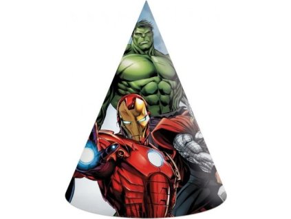 0022706 papirove cepicky avengers 6 ks 600