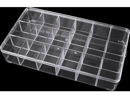 Plastový box / zásobník 16,5x29 cm (Varianta transparent, Balení 1 ks)