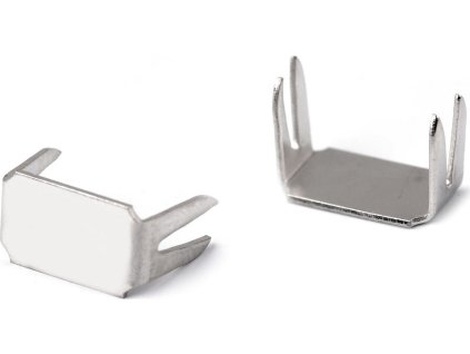 Koncovka na spirálový a kostěný zip No 10 dolní (Balení 20 ks, Varianta nikl)