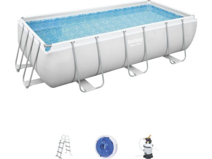 Bazén Bestway Power Steel 56442, filtrace, žebřík, dávkovač, 40f4x201x100 cm