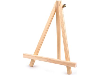 Dřevěný stojan malířský a dekorační (Balení 1 ks, Varianta 2 (20x29 cm) přírodní)
