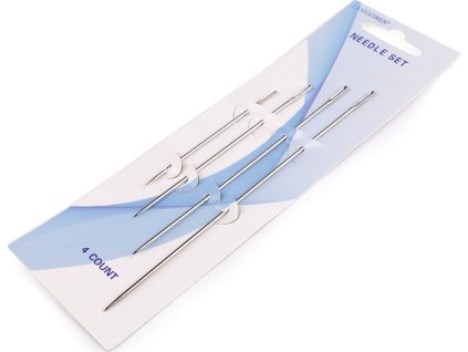 Jehly dlouhé čalounické, hobby (Varianta nikl, Balení 1 karta)