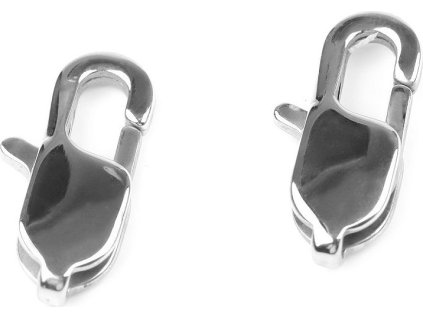 Karabinka z nerezové oceli 7x15 mm (Balení 2 ks, Varianta platina)