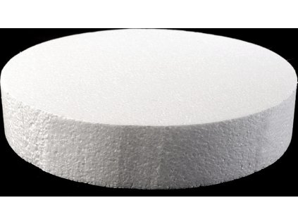 Dortový korpus / podstavec Ø25 cm polystyren (Balení 1 ks, Varianta bílá)