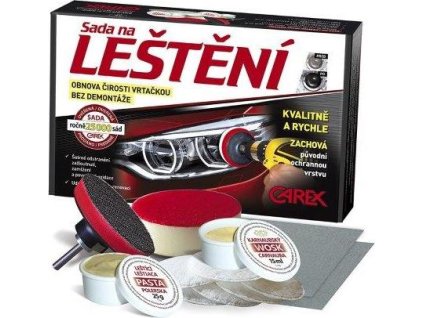 CAREX - Sada na leštění povrchu světlometů